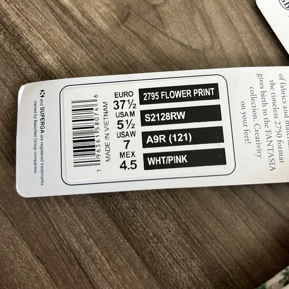 Superga Fantasia Floral Print High Top Lace Up Canvas Sneakers - Picture 7 of 7